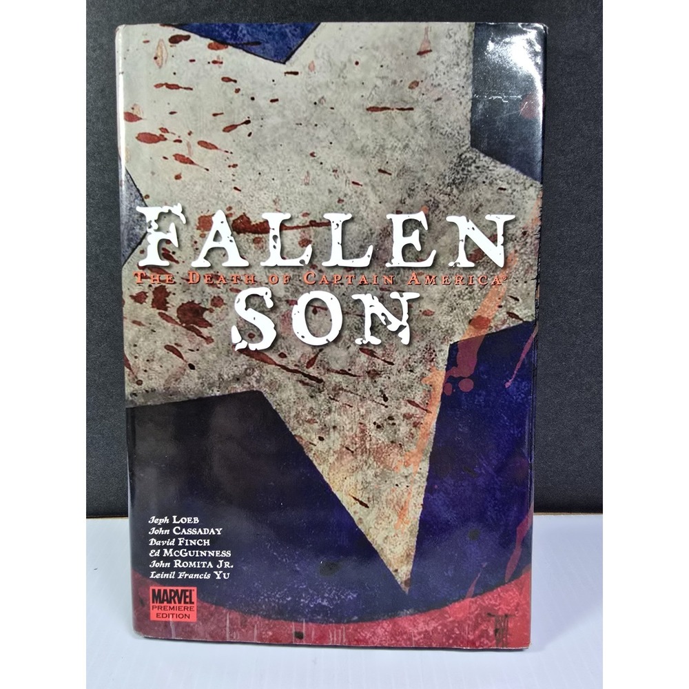 FALLEN SON THE DEATH OF CAPTAIN AMERICA ,HARDBACK,PREMIERE EDITION,birthday Gift